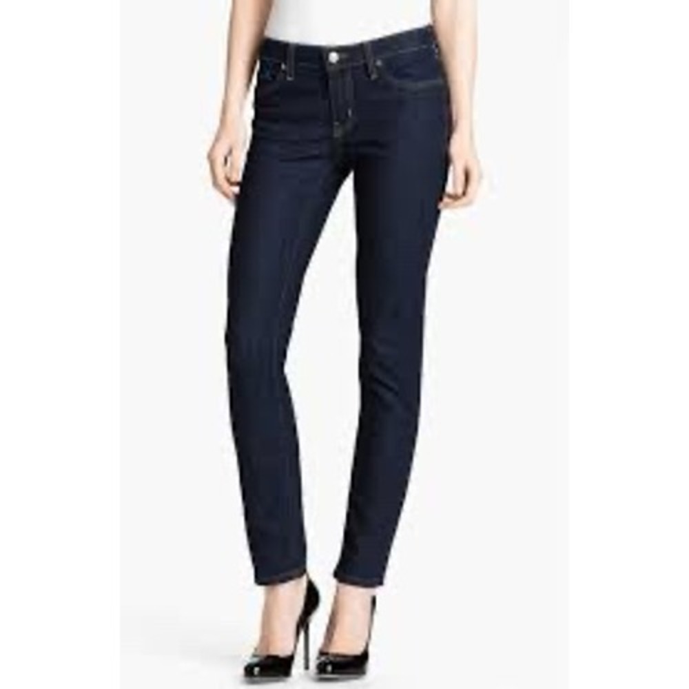 Kate Spade Broome Street Skinny Jeans Dark Indigo Wash Size 24